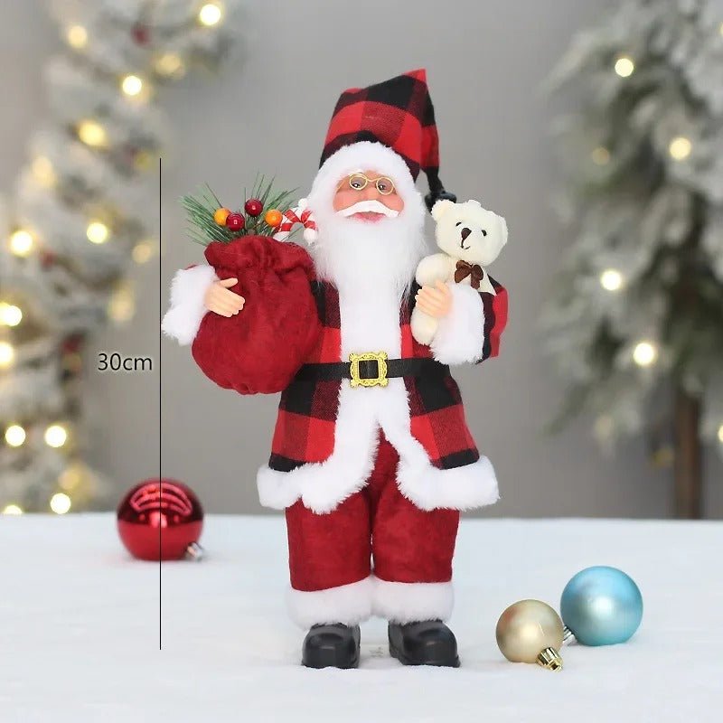 Weihnachtsmann-Puppe Mit Geschenktüte – Charmante Festliche Deko Für Ihr Zuhause 10
