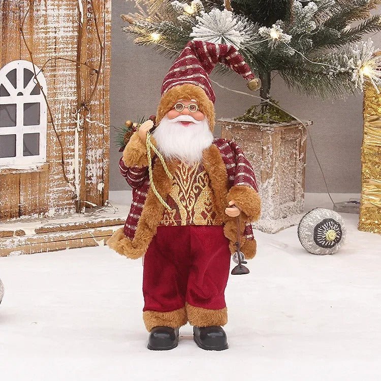 Weihnachtsmann-Puppe Mit Geschenktüte – Charmante Festliche Deko Für Ihr Zuhause 5