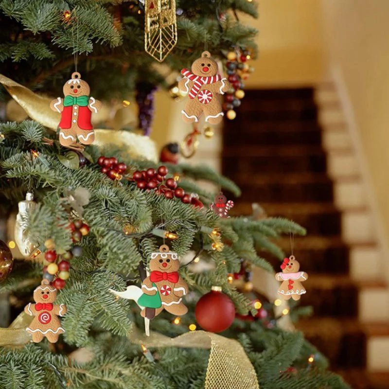 Weihnachtsplätzchen-Ornamente Set – Süße Silikon-Dekoration für Festliche Stimmung 2