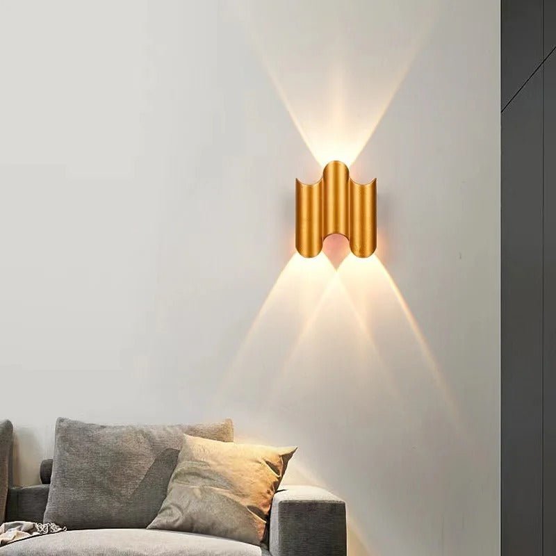 Wellenförmige LED-Wandleuchte – Beruhigende Lichtakzente für Ihr Zuhause 2