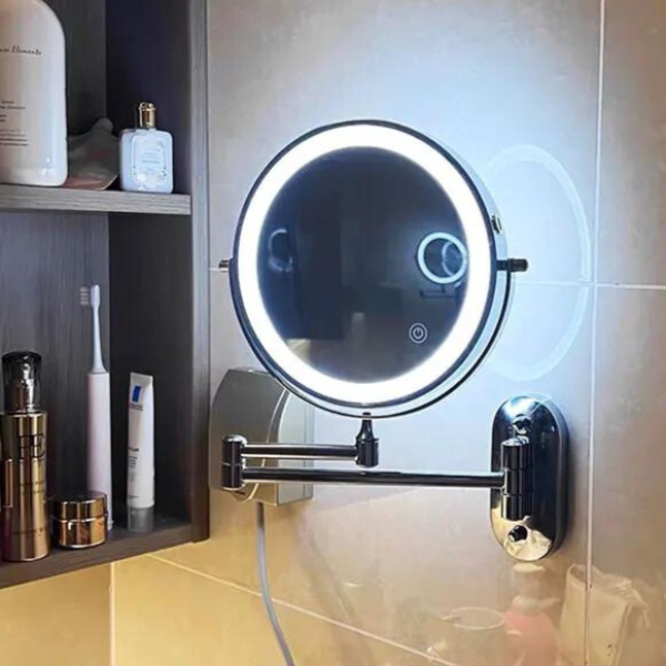 Wiederaufladbarer LED-Vergrößerungsspiegel – Perfekte Sicht für Ihre Beauty-Routine 0