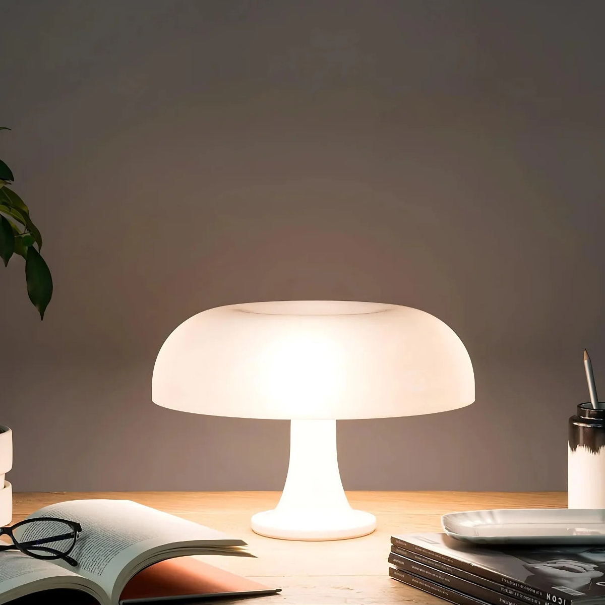 Tischlampe Retrokuppel – Fröhlicher Schein mit Sanfter Lichtstreuung