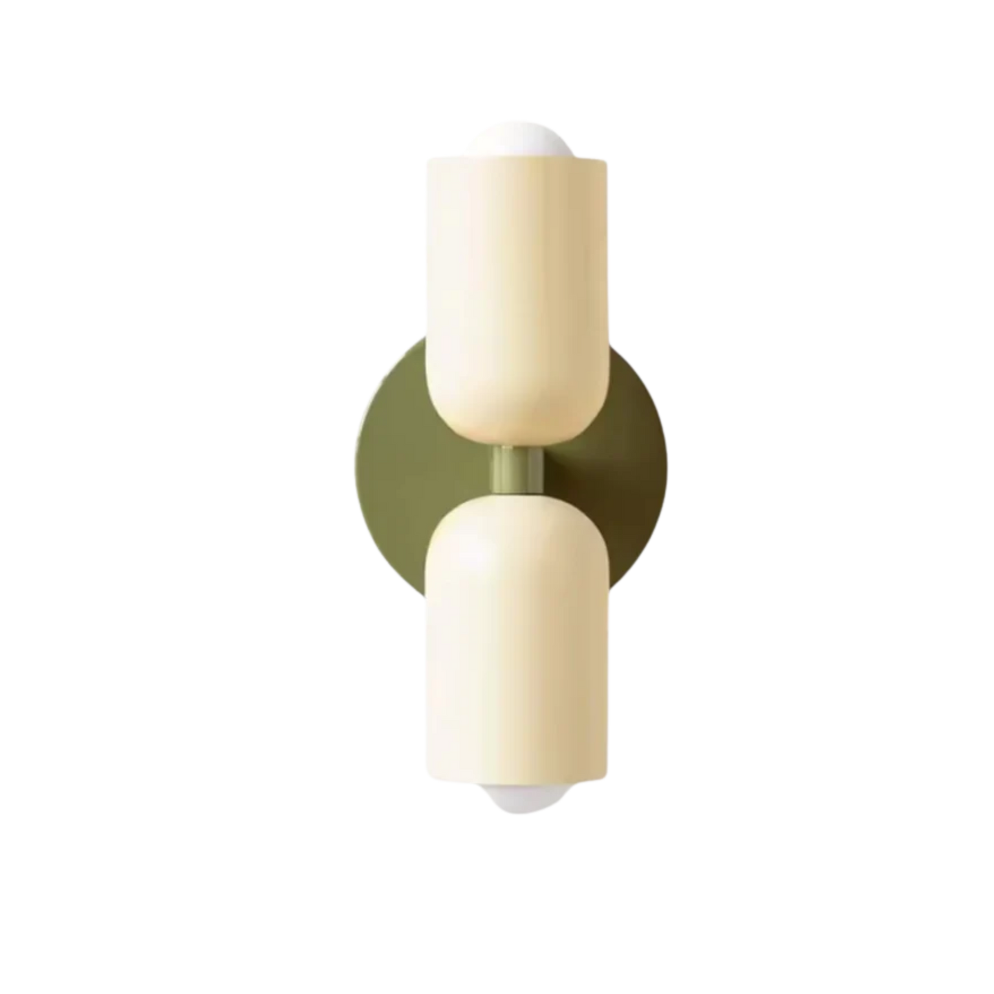 Wandleuchte Doppeloval – Symmetrisches Licht mit Goldakzent