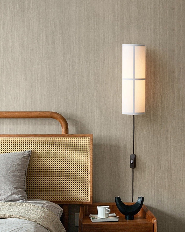 Zylindrische Stoff Wandlampe – Stilvolle Beleuchtung für Gemütliche Räume 4
