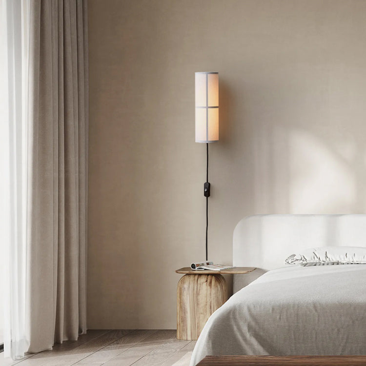 Zylindrische Stoff Wandlampe – Stilvolle Beleuchtung für Gemütliche Räume 8