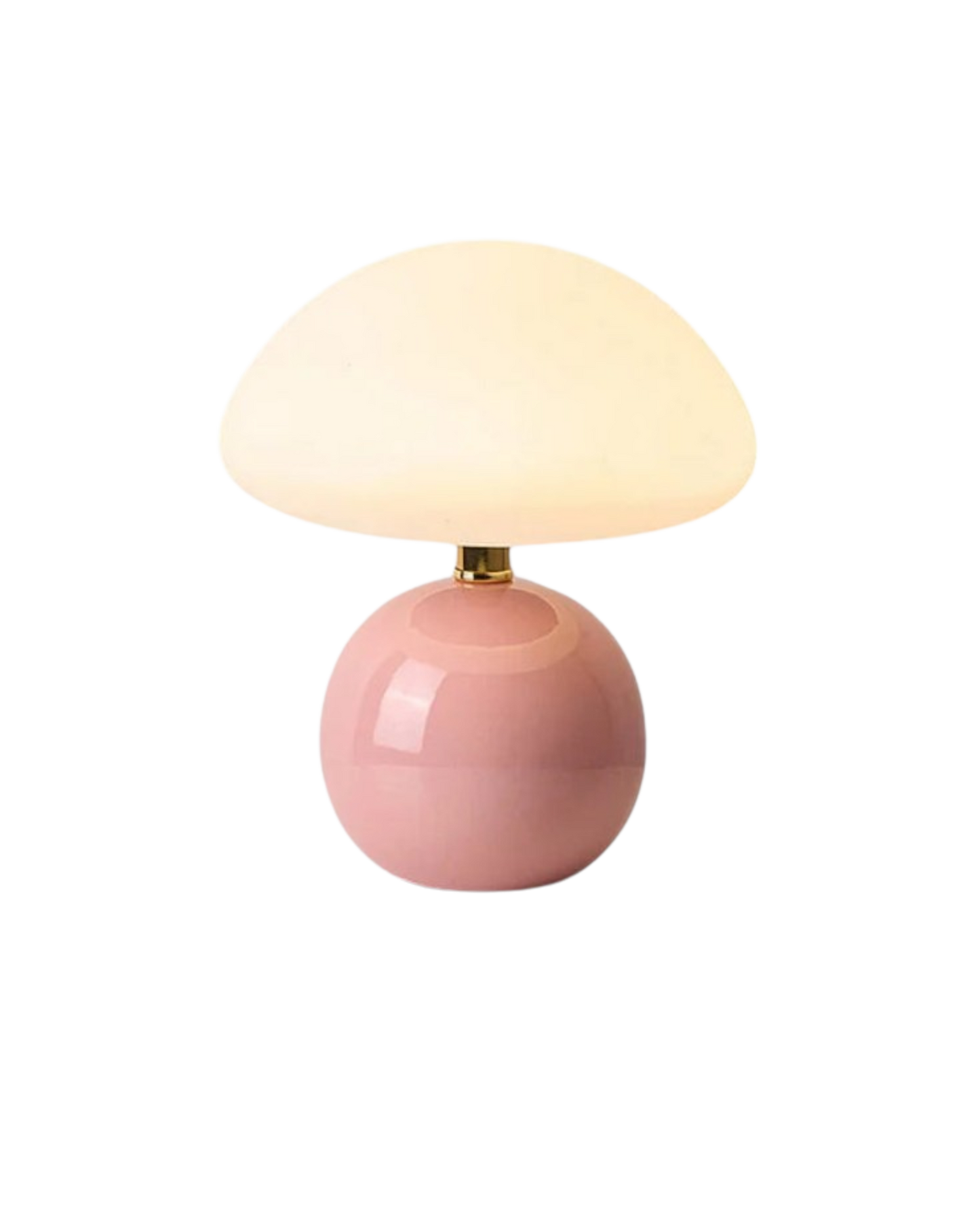 Tischlampe Kugelform Rot – Sanfte Lichtkuppel