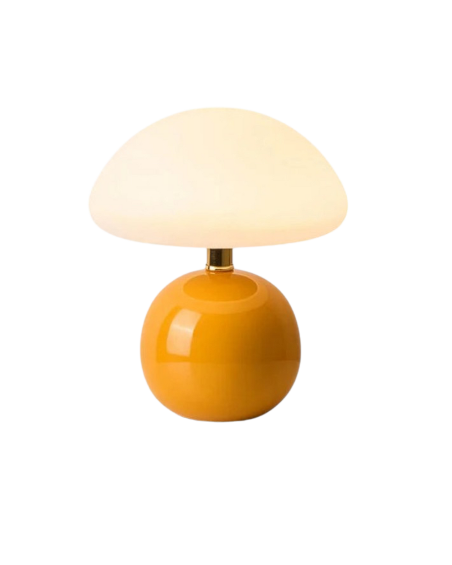 Tischlampe Kugelform Rot – Sanfte Lichtkuppel