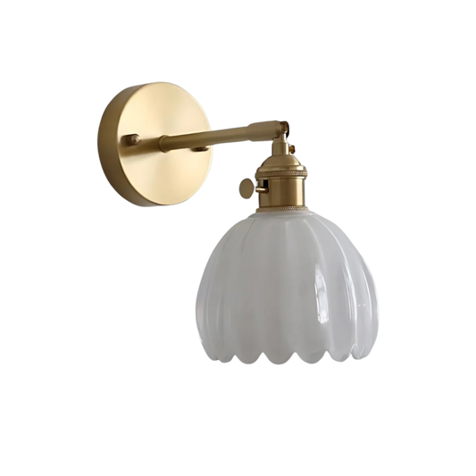 Wandleuchte Glaskuppel Vintage – Sanftes Licht mit Klassischer Note