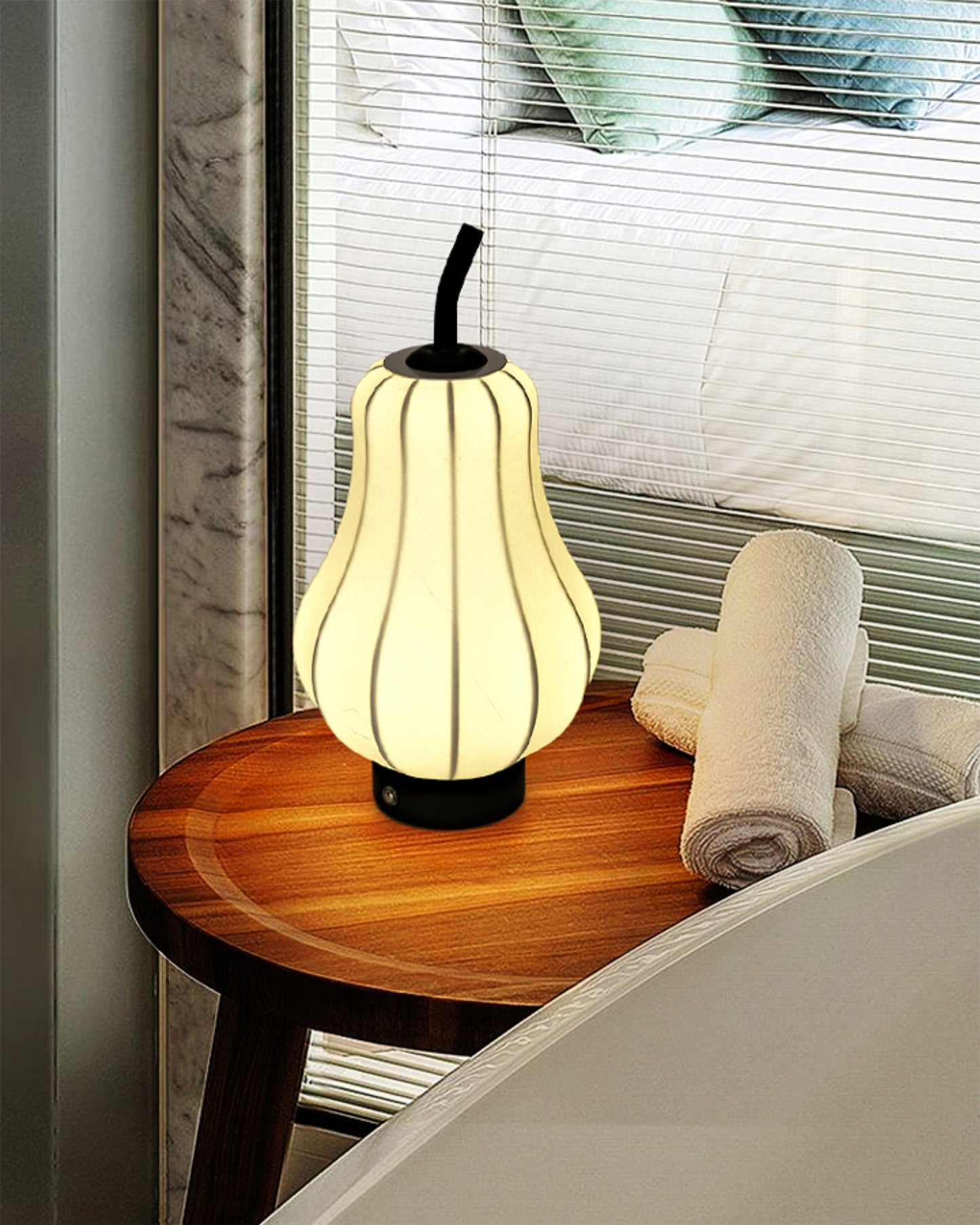 <strong>Birnen-Tischlampe Mit Eingebautem Akku</strong> – Elegante Beleuchtung Für Jeden Raum 8