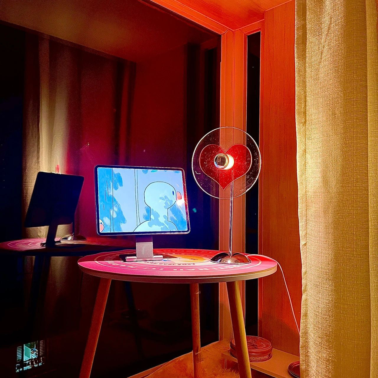 <strong>Herz-Atmosphäre-Tischlampe</strong> – Romantisches Licht für Jeden Raum 6