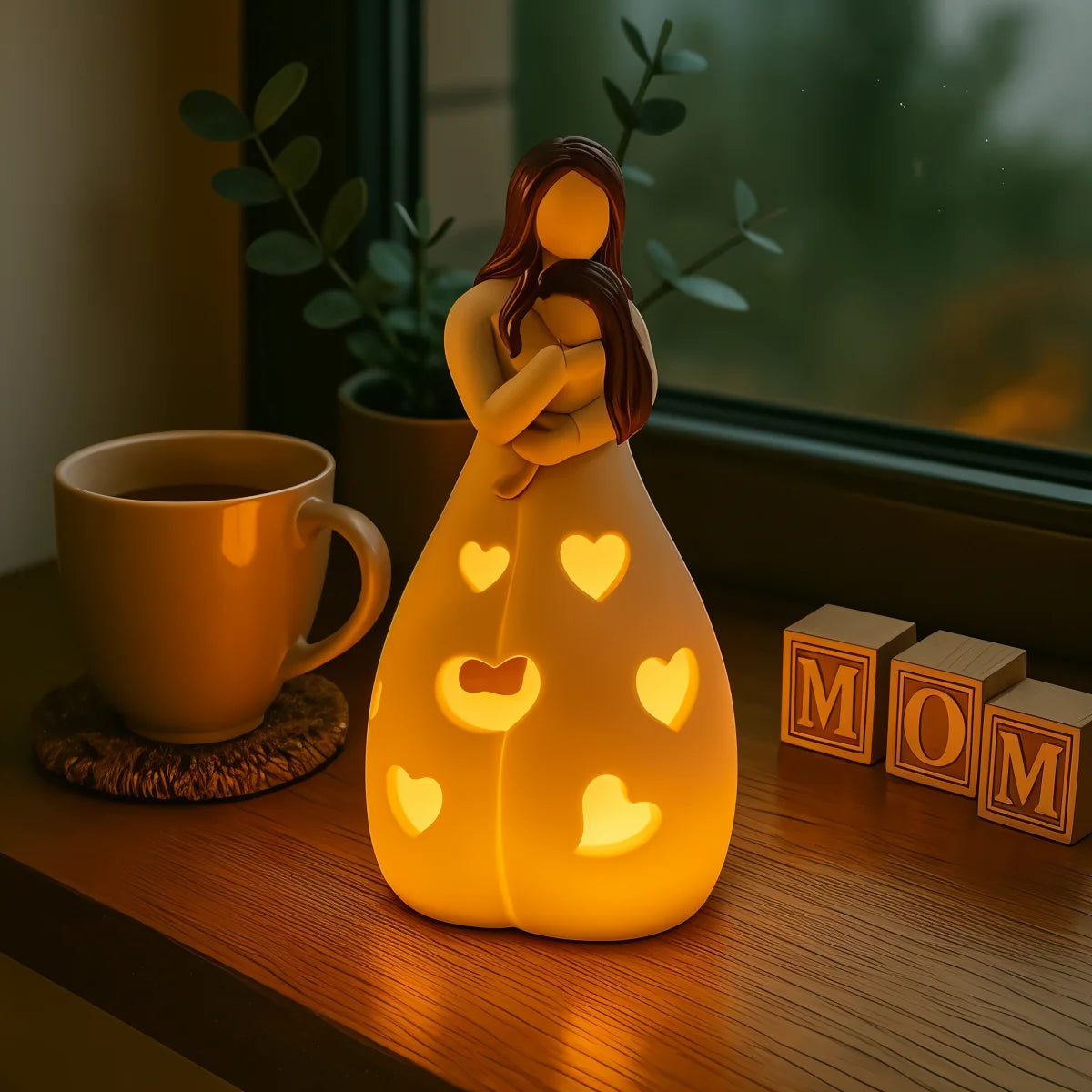 <strong>Herz Der Mutter</strong> – LED Tischlampe für Gemütliche Stimmung 0