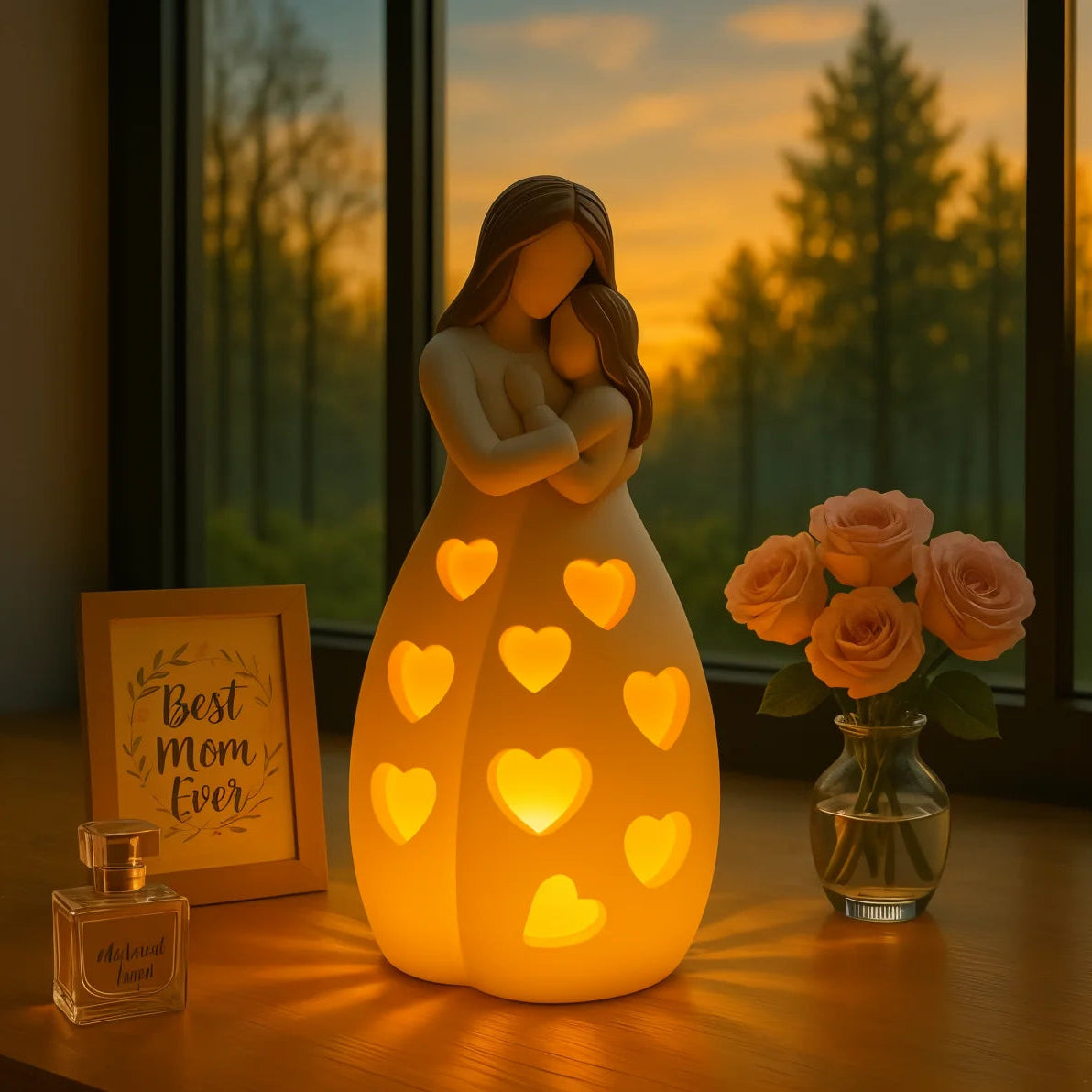 <strong>Herz Der Mutter</strong> – LED Tischlampe für Gemütliche Stimmung 4