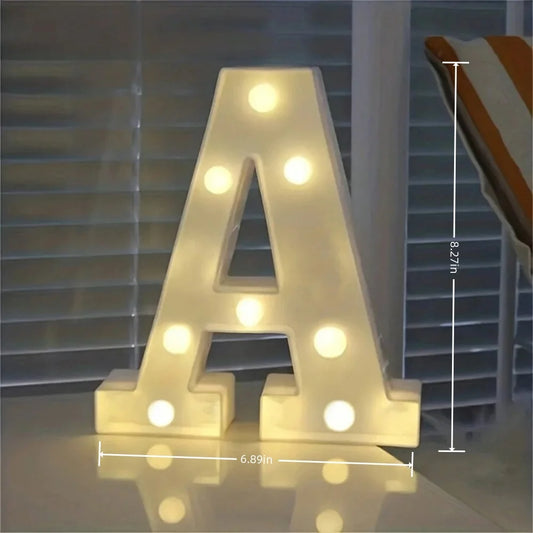 <strong>LED-Buchstabenlicht 21,8 cm</strong> – Leuchtende Dekoration für Feste und Anlässe 5