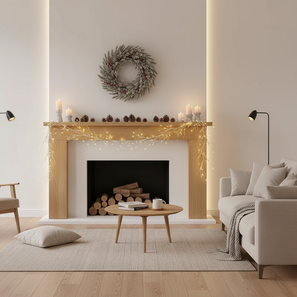 <strong>LED ZWEIG GIRLANDE</strong> – Festliche und Gruselige Atmosphäre für Ihr Zuhause 1