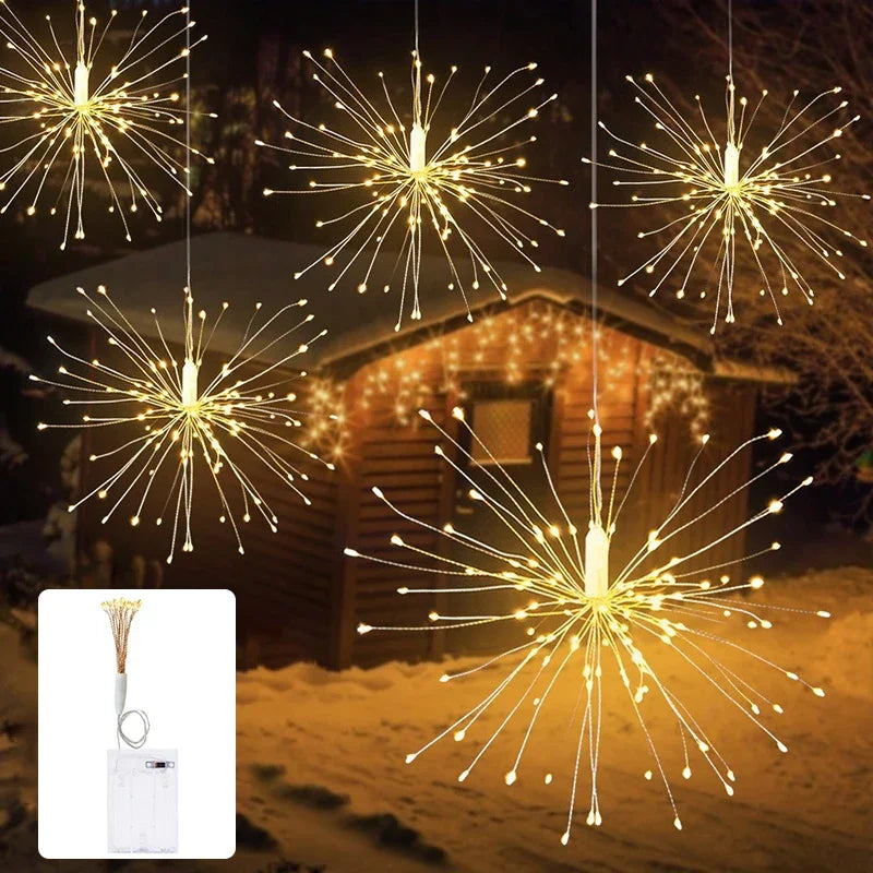 <strong>LumiBurst LED-Feuerwerk-Weihnachtsbeleuchtung</strong> – Funkelnde Lichtakzente für Festlichkeiten 3