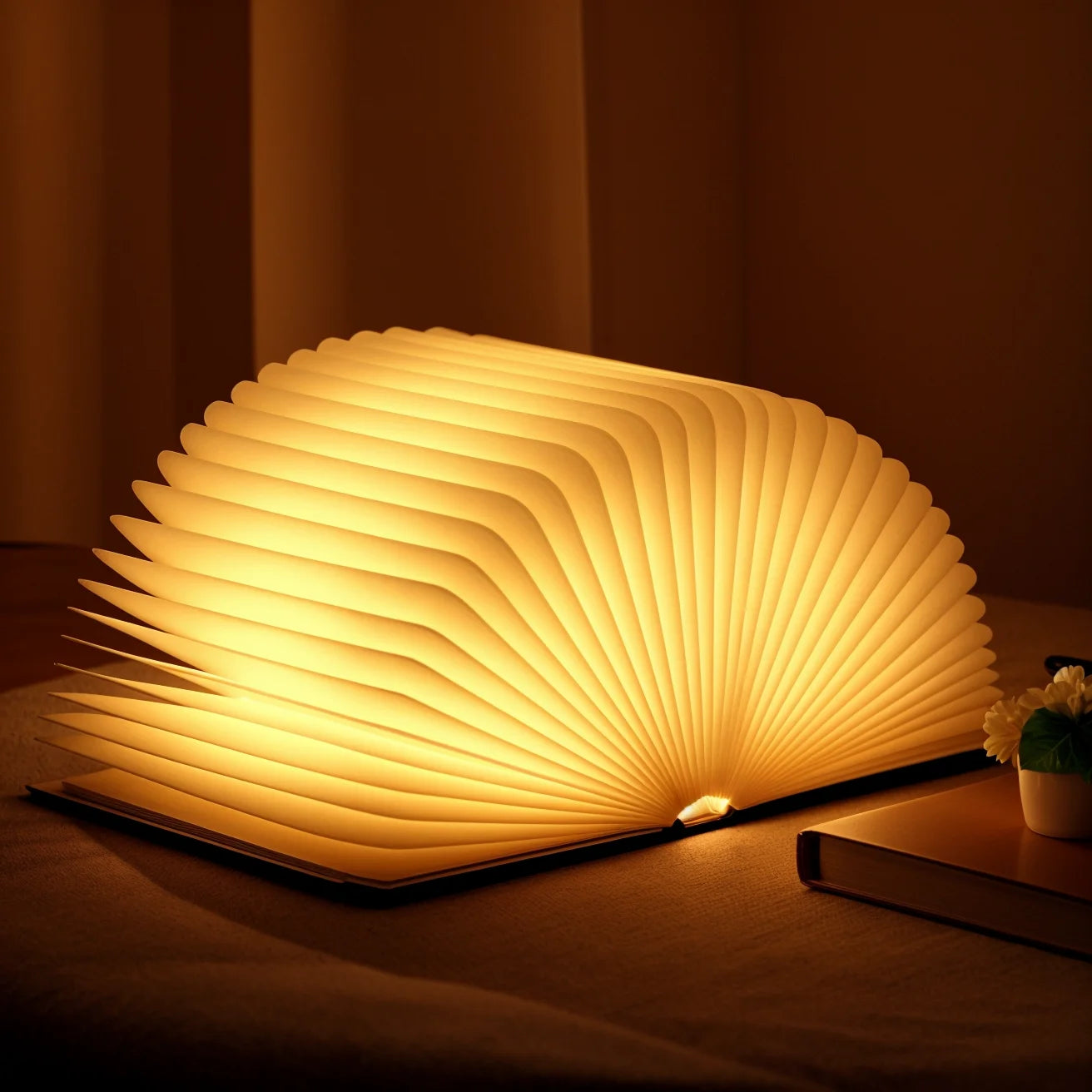 <strong>Luminobook</strong> – Stilvolle LED Buchlampe mit USB-Ladefunktion für Gemütlichkeit 4