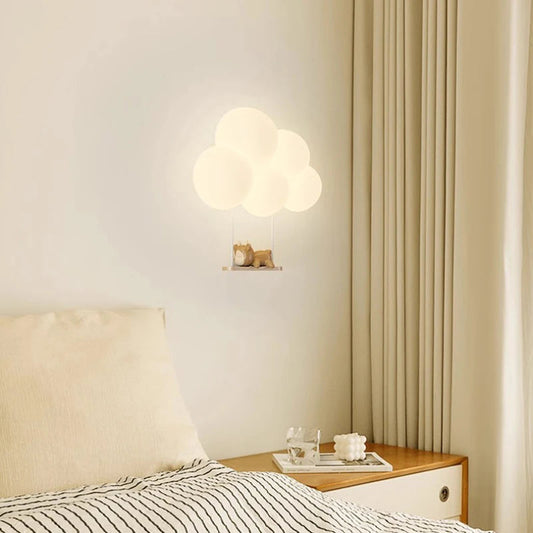 <strong>Minimalistische LED-Wandleuchte Affen-Kaninchen-Wolke</strong> – Sanfte Beleuchtung für Kinderzimmer 3