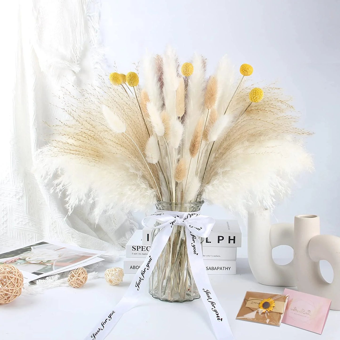 <strong>Natürlicher Getrockneter Pampasgras-Blumenstrauß</strong> – Elegante Boho-Dekoration für Ihr Zuhause 12
