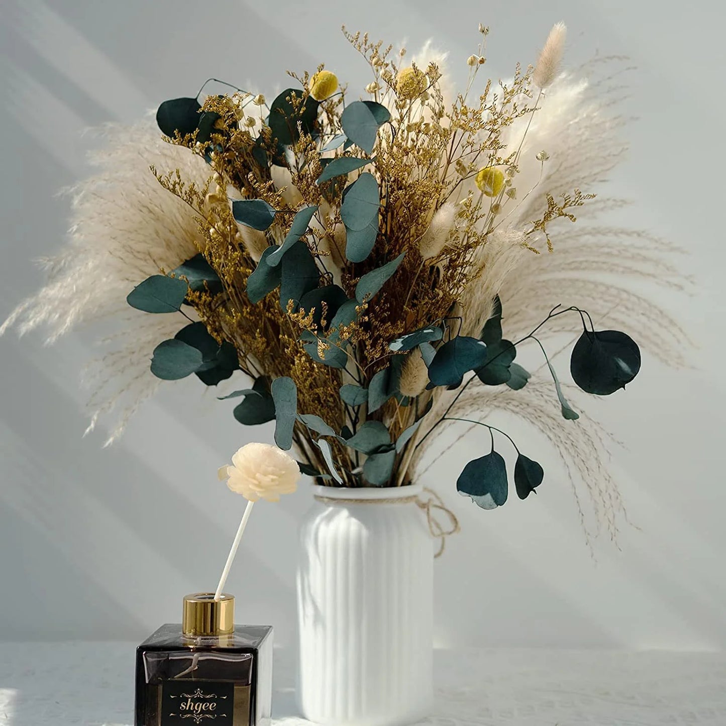 <strong>Natürlicher Getrockneter Pampasgras-Blumenstrauß</strong> – Elegante Boho-Dekoration für Ihr Zuhause 17