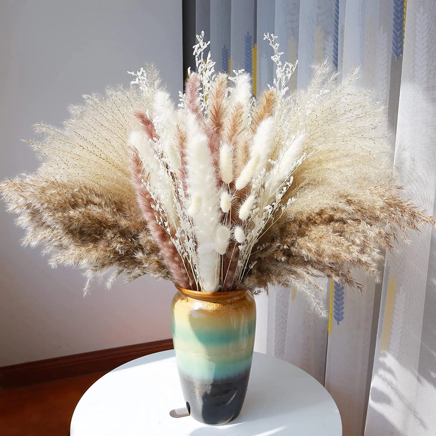 <strong>Natürlicher Getrockneter Pampasgras-Blumenstrauß</strong> – Elegante Boho-Dekoration für Ihr Zuhause 5