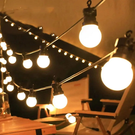 <strong>Outdoor Camp Leuchten G50 – Wasserdichte Girlandschnur für Festliche Anlässe</strong> 0