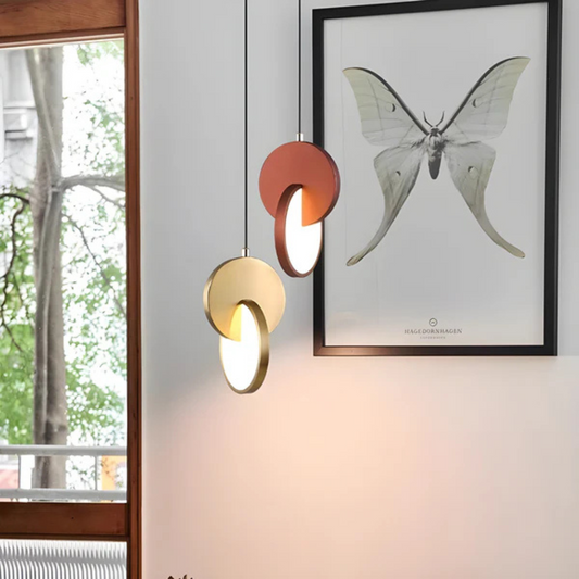 Moderne skandinavische LED-Hängelampe – Aluminium-Designlampe in einzigartiger Form