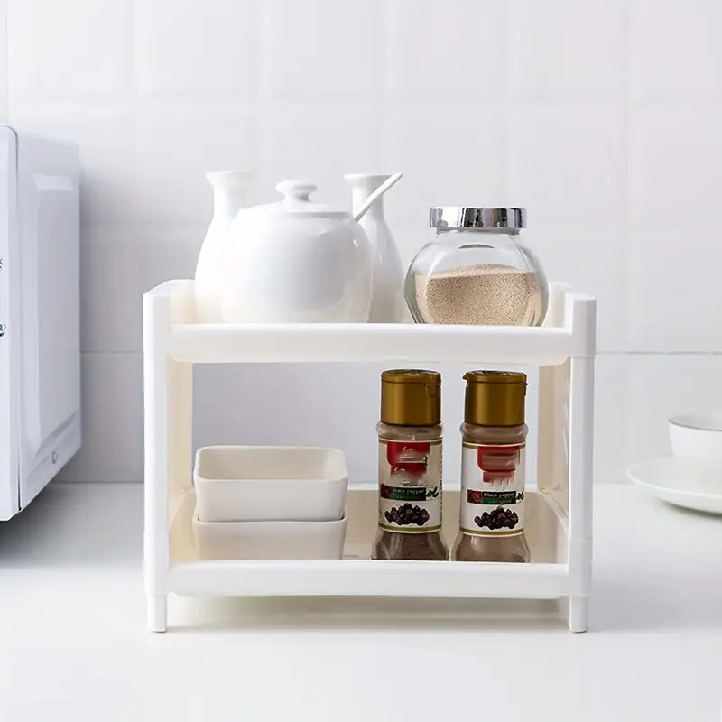 **2-stufiger Rechteckiger Schreibtisch-Organizer – Stilvolle Ordnung für Jeden Raum** 4