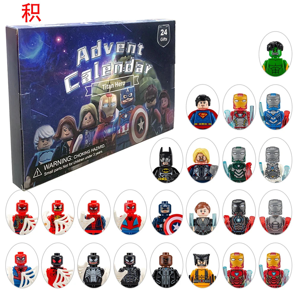 24-Teiliges Minecraft Adventskalender Set – Abenteuerlicher Countdown Mit Überraschungsfiguren für Kinder 8
