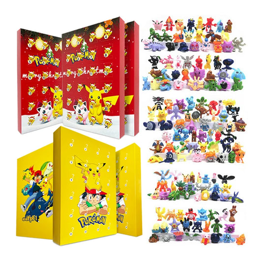 24-teiliges Pokémon Figuren Set – Kawaii Pikachu Für Adventliche Freude 0