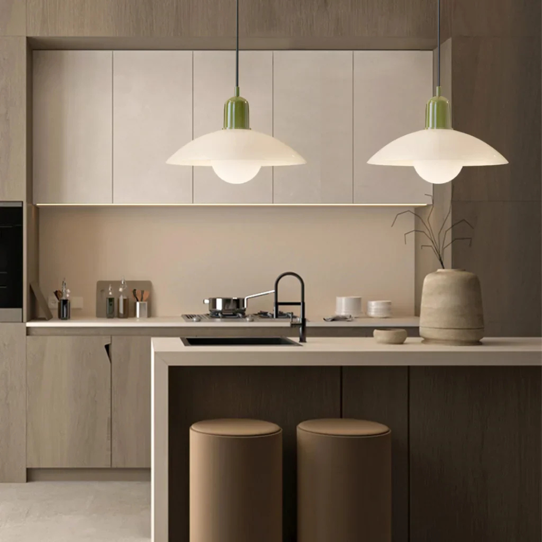 Bauhaus Hängelampe Moderne Metall-Designlampe Ø32 cm – Für Esszimmer und Innenräume