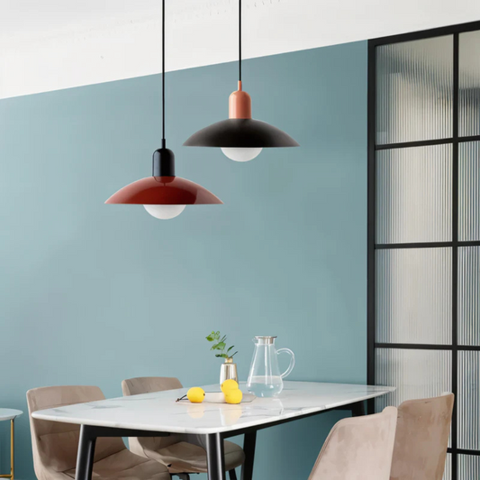 Bauhaus Hängelampe Moderne Metall-Designlampe Ø32 cm – Für Esszimmer und Innenräume