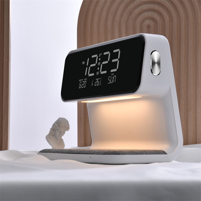 3-in-1 Nachttischlampe Mit Drahtloser Ladestation – Elegante Beleuchtung Für Ihr Schlafzimmer 7