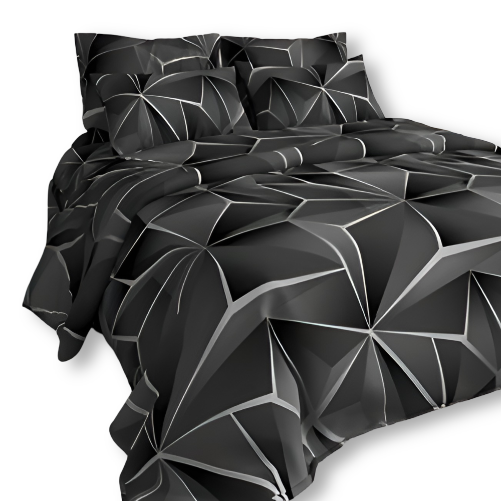 3D-Plaid Bettwäsche Set – Luxuriöser Stil Für Ihr Schlafzimmer 0