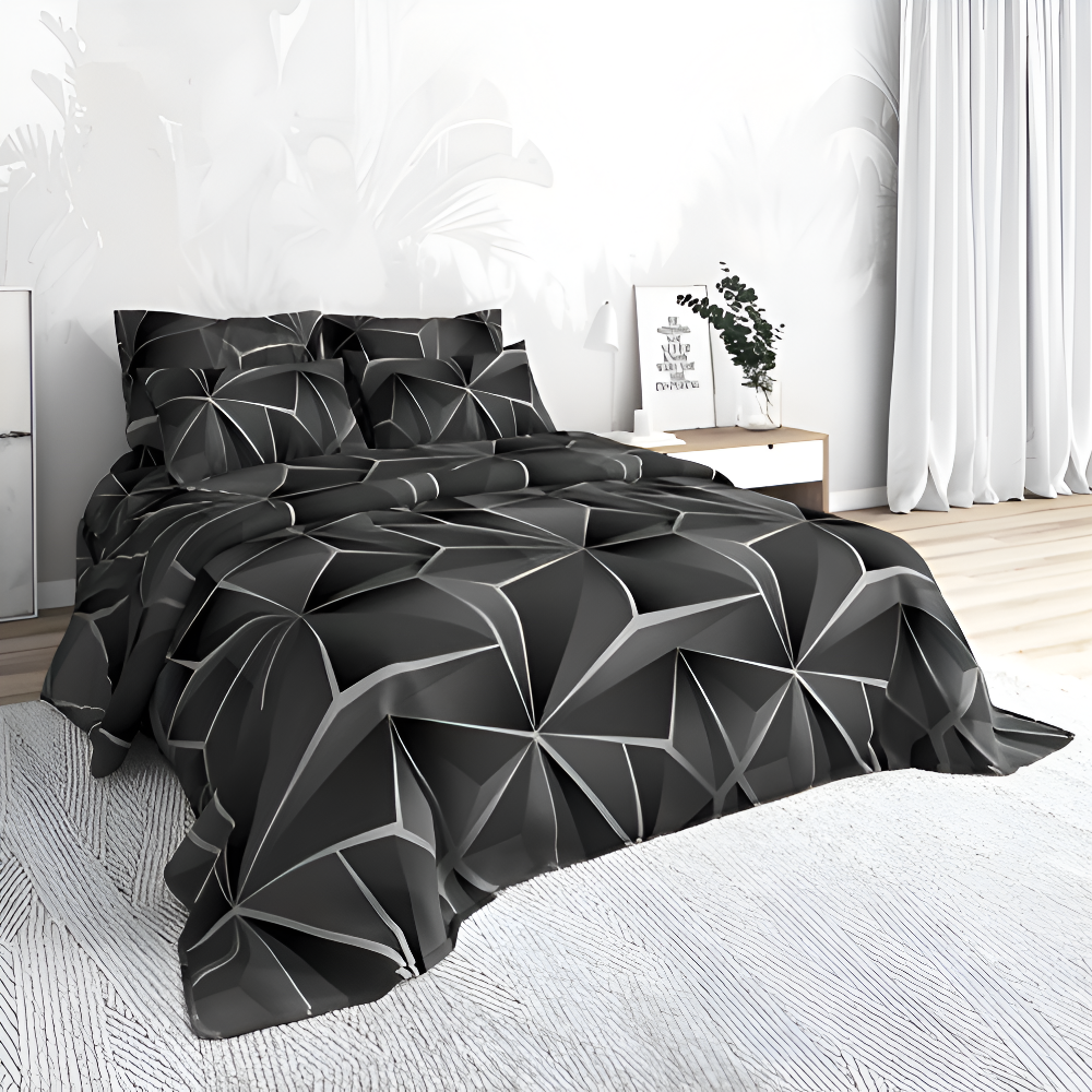 3D-Plaid Bettwäsche Set – Luxuriöser Stil Für Ihr Schlafzimmer 2
