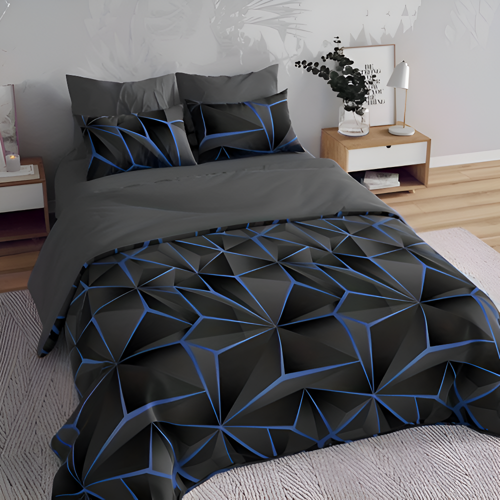3D-Plaid Bettwäsche Set – Luxuriöser Stil Für Ihr Schlafzimmer 4