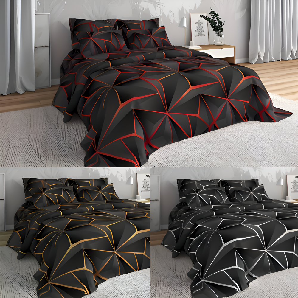 3D-Plaid Bettwäsche Set – Luxuriöser Stil Für Ihr Schlafzimmer 8