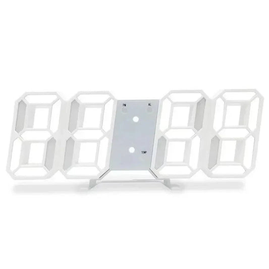 3D LED Wanduhr Modern – Elegante Anzeige mit Praktischen Funktionen 0
