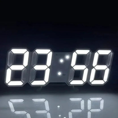 3D LED Wanduhr Modern – Elegante Anzeige mit Praktischen Funktionen 5