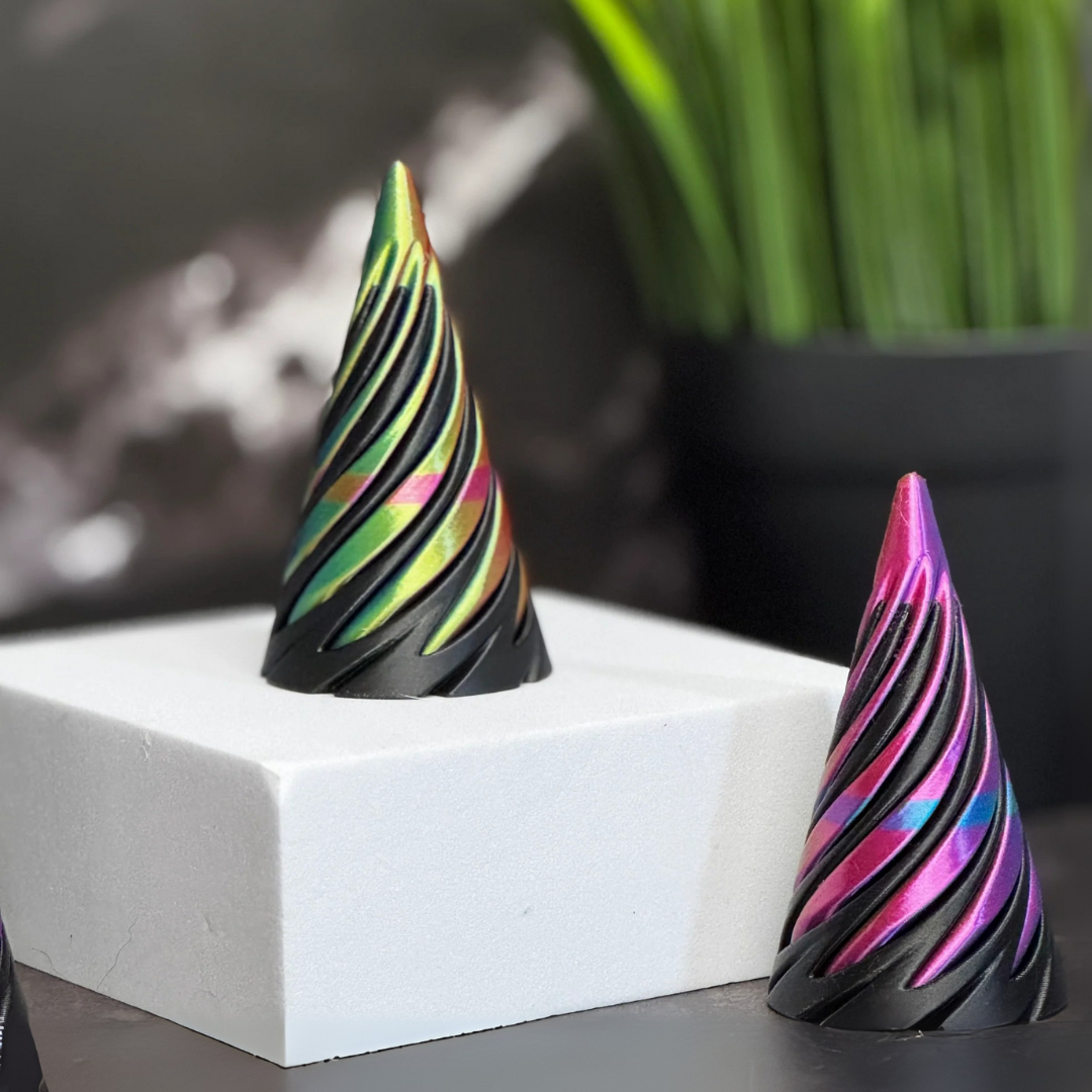 3D Spiralen Drachenfigur – Faszinierende Mythische Dekoration 1