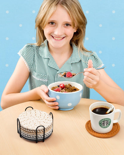 8 Stück Minimalistische Getränkeuntersetzer – Stilvolle Farben Für Jedes Zuhause 7