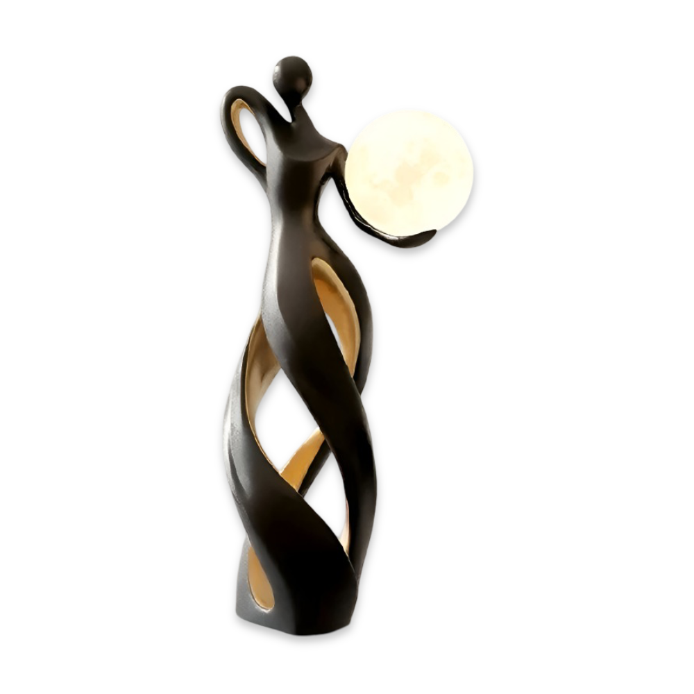 Abstrakte Mädchen Deko Figur – Elegante Harzskulptur Für Stilvolle Akzente 0