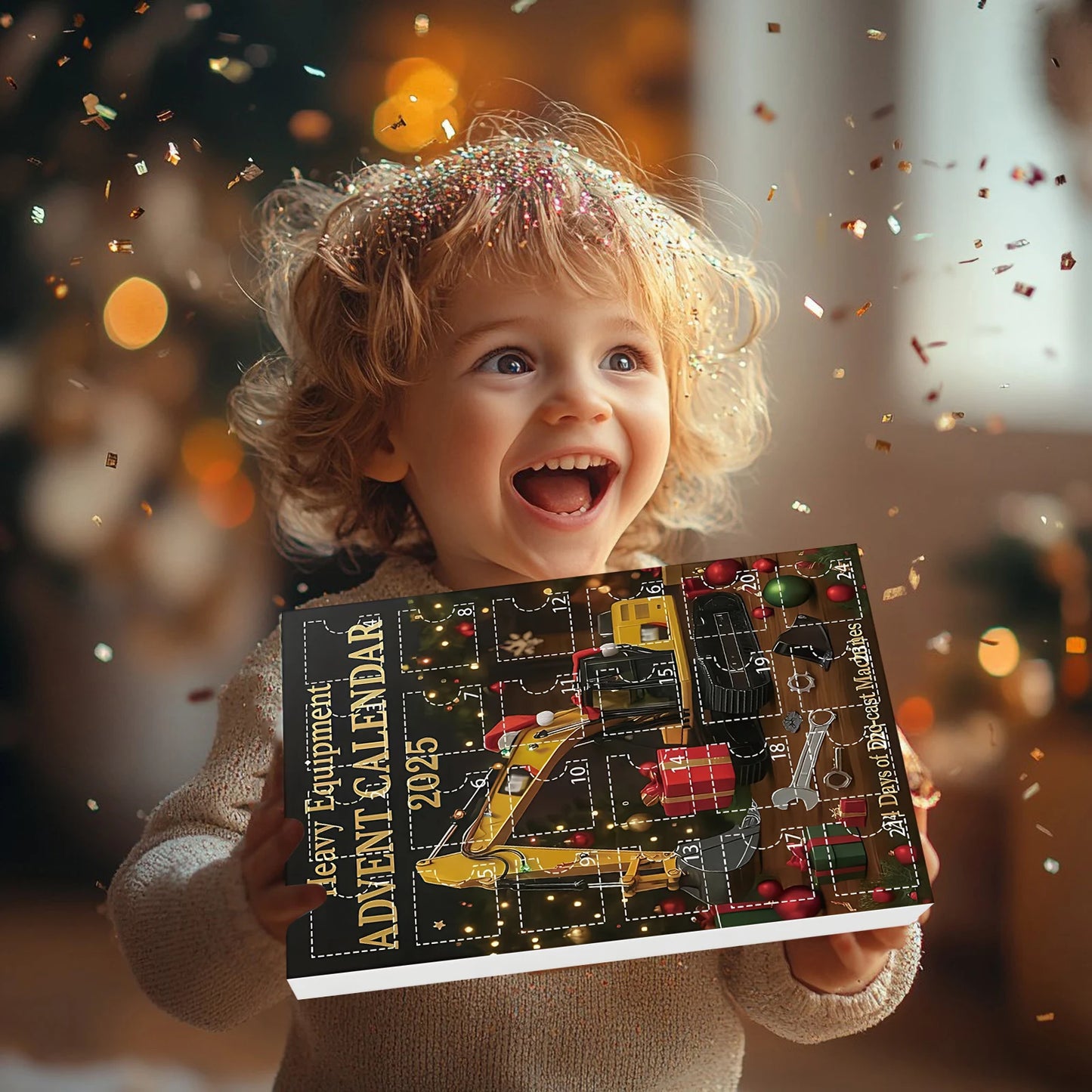 Adventskalender Kinder mit Baufahrzeug-Ornamenten – 24 Tage voller Baustellenzauber 4