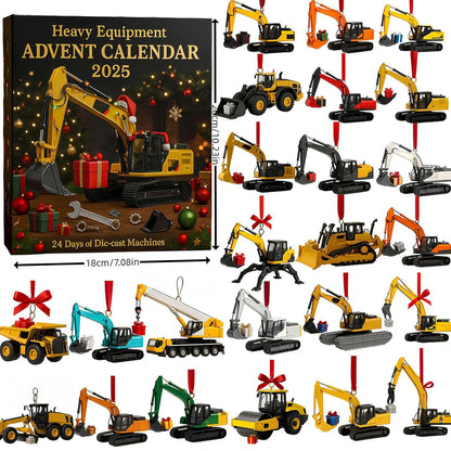 Adventskalender Kinder mit Baufahrzeug-Ornamenten – 24 Tage voller Baustellenzauber 5