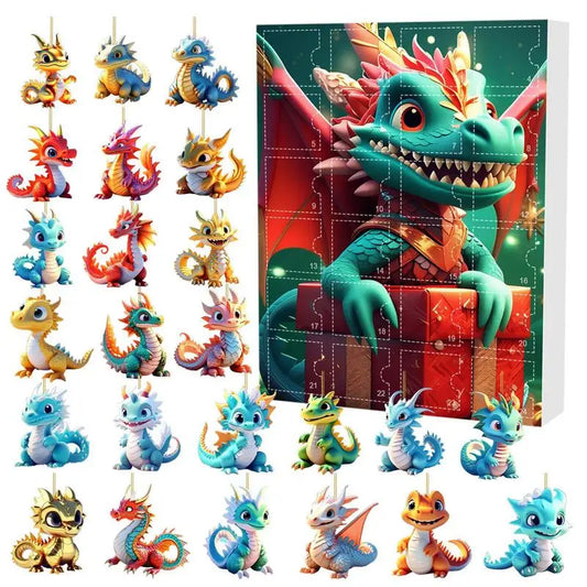 Adventskalender Mit Acryldinosauriern – Tägliche Überraschungen Für Kleine Dino-Fans 0