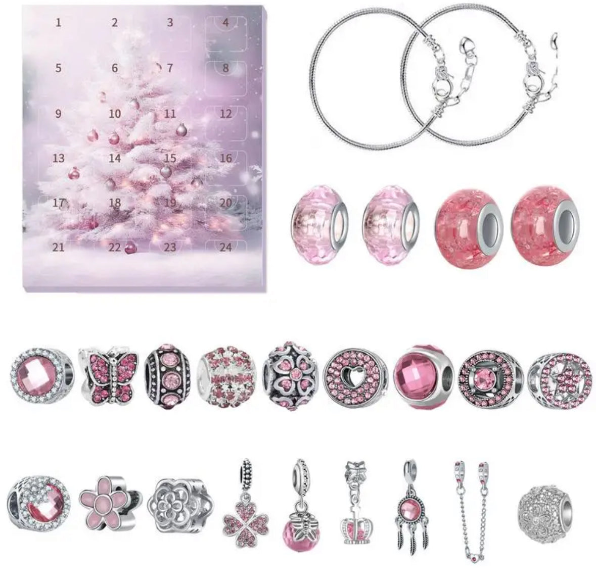 Armband-Adventskalender Mit Anhängern – Festliche Überraschungen Für Deine Vorfreude 1