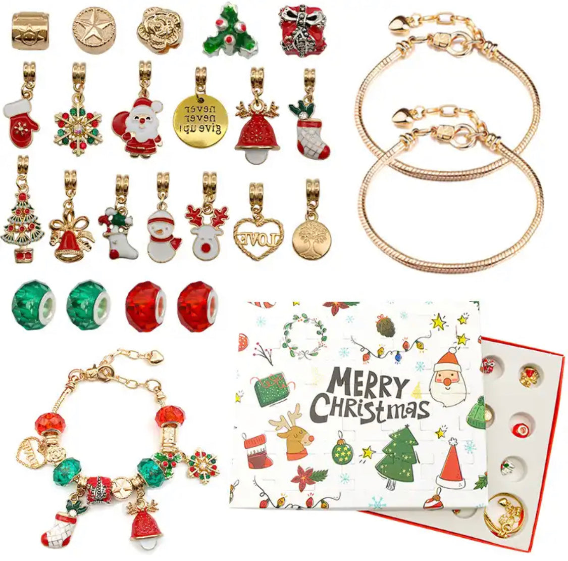 Armband-Adventskalender Mit Anhängern – Festliche Überraschungen Für Deine Vorfreude 2