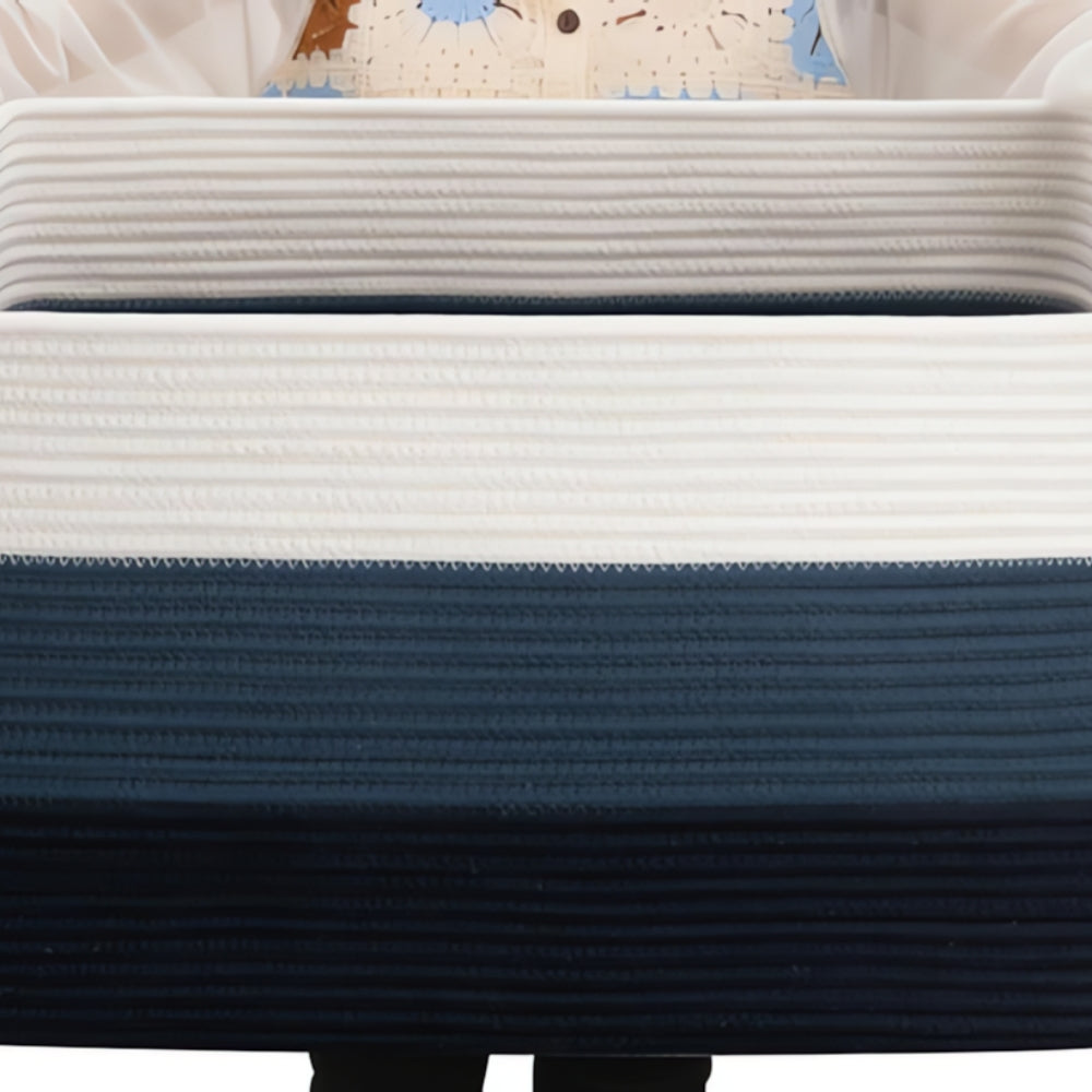 Aufbewahrungskorb Aus Gewebtem Baumwollseil – Stilvolle Ordnung Für Jeden Raum 4