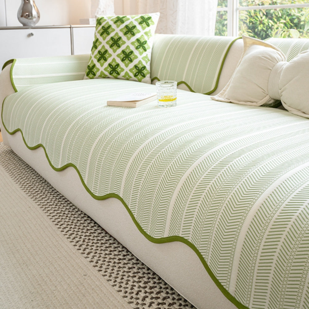 Aurivelle Sofabezug Fischgrätenmuster – Stilvolle Eleganz Für Ihr Zuhause 1