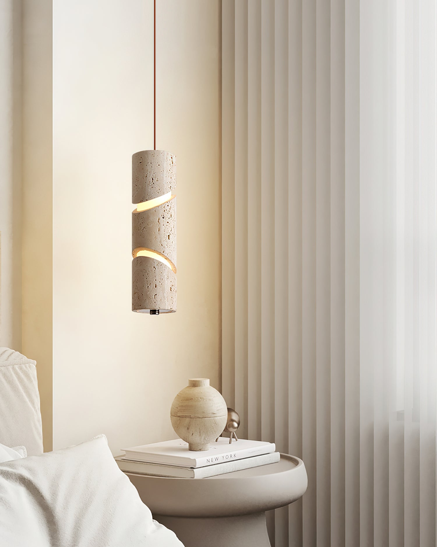 Awsinil Pendelleuchte aus Naturstein – Elegante Hängelampe für Stilvolles Ambiente 4