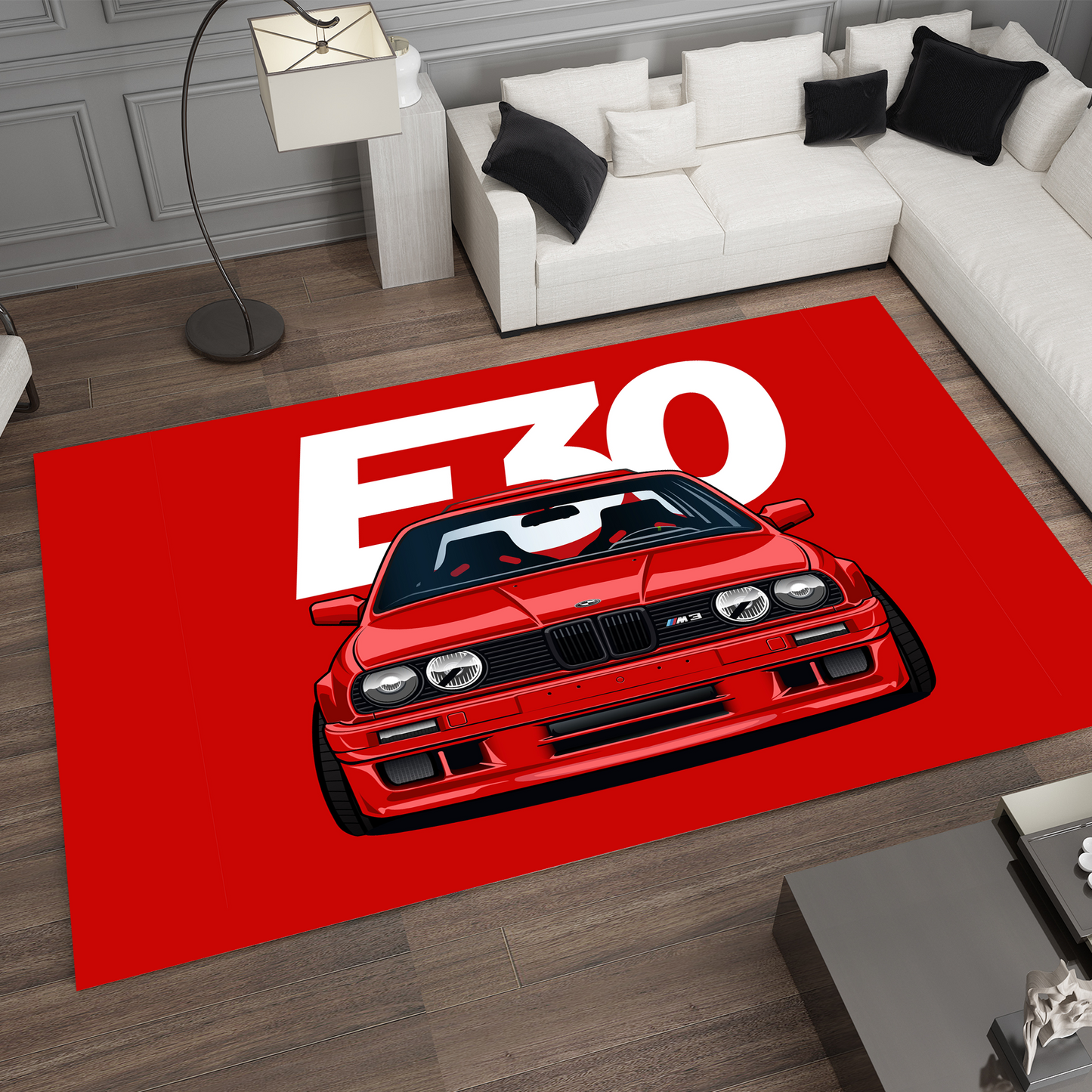 BMW E30 Autoteppich – Sportlicher Flair Für Motorsport-Enthusiasten 0